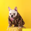 Odzież dla psa luksusowa futra płaszcza jesień zima gęstość ubrania dla zwierzą
