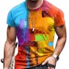 Men's T-Shirts Men's Vintage Oversized Short Sleeve T Shirts 2021 Summer Harajuku Ethnic Style 3D Print O Collared Graphic T-Shirt Men Clothing P230317