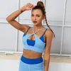 Kobiety z czołgów Camis ShockProof Sport Bra Bra Joga Trening Fitness Cross Sexy Back Top Pusta oddychająca push Up Sportswear 230317