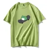 Damen-T-Shirt, Skateboard-Frosch, lustig, niedlich, Grafik-T-Shirt, Damen-T-Shirt, grün, ästhetisch, übergroßes T-Shirt, Harajuku, lässig, Sommer-Tops, Streetwear, 230320