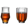 Wine Glasses 150-220ml Multi-Purpose Glass Cup Art Simple Wave Pattern Whiskey Vodka Sake Shochu Coffee Classic Drinkware