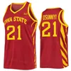 College Basketball Iowa State Cyclones Jerseys 13 Jaren Holmes 22 Gabe Kalscheur 2 Caleb Grill 21 Osun Osunniyi 5 Aljaz Kunc 3 Tamin Lipsey Stitched University NCAA