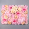 Dekoratif çiçekler ev aksesuarları yapay ipek bez çiçek duvar satırı çim dükkan pencere ayar düğün dekorasyon