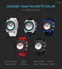 Wristwatches Weide Brand Fashion Quartz Men Watches Waterproof Sport Military Wristwatch White Rubber LED Light Casual Male Clock Relogios