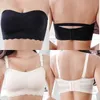 Womens Tanks Camis Sexy Black Thin Tube Tops Fashion Under Wear Women Strapless Bandeau Top Off Shoulder Ladies Intimates Clothes Tops 230320