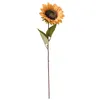 Fleurs décoratives 6pcs / lot Artificielle Soie De Tournesol De Mariage Maison Pographie Props Bouquet Accessoires Simulation Orange Soleil Fleur