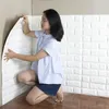 Bakgrundsbilder 3D tredimensionell självhäftande mjuk väska väggklistermärken Creative Guest Restaurant Tak Shop Decoration Wallpaper