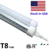 LED -rör Länkbart ljus BB 4 5 6 8 ft T8 Tube Integrera V -form 4ft 8ft fluorescerande butik Fixturlager Garage Lamp Drop Deliver DHDA0