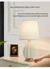 Table Lamps American Creative Bedroom Bedside Lamp Ceramic Nordic Simple Study Touch Dimming Decorative