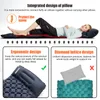 Открытые подушки Pacooone Outdoor Camping Sleeping Pad Складная коврик для коврика на пляж Матрац с подушками сверхлетный воздушный коврик путешествия поход 230320