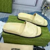 أعلى جودة مصممة للنساء Slipper Slide Sundals Summer Corium Shoes Classic Beach Leather Leather Leather Women Woman Outside Outsid