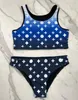 Diseñador de verano para mujer Diseñador de playa Traje de baño para mujer Bikinis atractivos Clásico Marrón Estándar L Estampado V Diseño Traje de baño S-XL 9Y3D