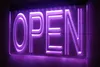 LS0004 Open LED Strip Lights Light Sign Night Custom Signs Бесплатный дизайн Dropshipping 3D Гравировка Оптовая Продажа Домашнего Украшения Магазин Бар Клуб