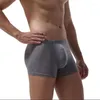 MUITOPANTES Saúde Men Bamboo Men Boxer Cotton Cotton Sexy Crotchless Homem Cuecas Masculina de Marca