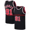 23 MJ Jersey Dennis Scottie Rodman 33 Pippen NCAA Rétro 1995 1996 MJ