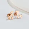 Stud Earrings Dog Ears Studs Stainless Steel For Women Men Girls Wholesales Jewelry