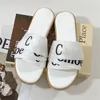 2023 Designer Women Slippers Fashion Cross Strap Woody Flats Mules Sandals 35-41