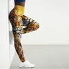 Leggings femininas Sport Mulheres 3D Impressão de tigres de altas cinturas de ioga calças de ginástica Femme Legins Ladies Leggins Fitness Pant