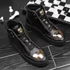 SURET BUTY KOSLONY fajne mężczyźni High Top Fashion Sneakers Platform Platforma Flats Buty Man Outdoor Male Korean Style Casual 230320