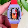 Relij hombre moda damska zegarek dwukoporowy niszowy design zegarki Zegarki
