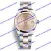 Best verkochte hoogwaardige dameshorloge Asia Eta 2813 Automatisch horloge 278241 31 mm Pink Die 18k Rose Gold roestvrijstalen riem vouwen buckle 278271 278243 Watch