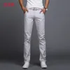 Mens Pants Classic 9 Color Casual Men Spring Summer Business Fashion Comport Stretch Cotton Straigh Jeans Trousers 230317