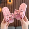 Slipper Childrens Slippers Summer Girls Sandals Babys Bow Knot Antiskid Outer Wear Soft Soled Kids Beach Shoes 230317