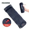 Coussinets d'extérieur PACOONE Camping en plein air Matelas gonflable Matelas gonflable avec oreillers Tapis d'air ultraléger Pompe de gonflage intégrée Voyage Randonnée 230317