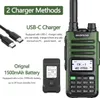 GM-15 Pro GMRS Radio Upgrade of UV-5R NOAA Weather Receiver Scan Radio Rechargeable Long Range Two Way Radio with USB-C Charger