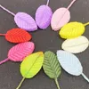 Decorative Flowers 50pcs Artificial Colorful Rose Leaves Flower Bouquet For Wedding Home Party Decoration Fake Plastic Green Leaf Crafts