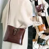 Torby wieczorowe vintage proste małe skórzane wiadro PU Crossbody Designer Modna dama luksusowe czarne torebki na ramię Messenger