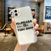 COSE TELEFOONCUSS AE86 Eerste D Manga Clear Phone Case voor iPhone 13 12 11 14 Pro Max XR XS X 6S 7 8Plus SE Anime Takumi Fujiwara Tofu Shop Cover Z0316