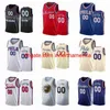 Maillot de basket-ball personnalisé cousu Ben Simmons Joel Embiid Tobias Harris Danny Green Seth Curry Tout joueur Maillots de basket-ball