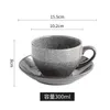 Mugs One Person European Creative Breakfast Tableware Set Household Ceramic Plate Milk Coffee Western Espresso Cup Oatmeal Bowl