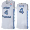 North Carolina Tar Heels Jerseys College Basketball 2 Caleb Love 5 Armando Bacot 4 R.J Davis 32 Pete Nance 1 Leaky Black 14 Puff Johnson 11 Dmarco Dunn Stitched Team NCAA