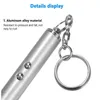 Mini 2in1 LED Laser Light Laser Pointers Pointer Key Chain Flashlights Torch Detector Light 6 Colors