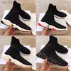 Skarpetki prędkości Najwyższa jakość Triple S Socks Buty Mesh 2.0 Trener Wysoka wyścig RACE RUNDERS Męskie Kobiety Designerka Black White Casual Treakers Sneaker Sneaker