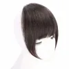 Bangs Cheveux humains brésiliens Blunt Bangs Clip dans l'extension de cheveux humains Non-Remy Clip sur les franges de cheveux naturels Bangs Neat Bang Postiches 230317