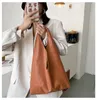 Bolsos de noche Bolso de hombro de mujer vintage Bolso de mano de cuero de PU suave Bolso de compras de ocio femenino Bolso de viaje casual simple 230320