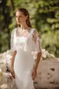 Wraps Cape de mariée élégante avec perlé 3D Floral Appliqued Cape de mariage en dentelle sur mesure mariée Bolero Wrap Jacket