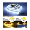 LED -remsor DC12V remsljus 5054 Vattentät flexibelt band 60LEDS/M 120LEDS/M BLIGARE THIER 5050 3528 12V RGB DIODE TAPE 5M/LOT DR DHA46