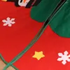 Christmas Decorations 1pcs Lovely Red Non-Woven Tree Skirt Aprons Golden Edge Santa And Snowman Decoration For Home Xmas Year