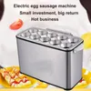 Elektrisch type ontbijt-ei-worstmachine, commerciële gebakken ei-worstmaker, eierworst-grillmachine