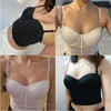 Womens Tanks Camis Mesh Push Up Bralet Womens Corset Bustier Bra Night Club Party long sexy Cropped Top Vest Plus Size débardeur femmes corset blanc 230320