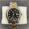 Topp VSF Mens Watch Diameter 41mm Datejust vs 3235 Integrerad rörelse Kinetisk energilagringstid på 72 timmar Sapphire Crystal Glass Mirror 904L Rostfritt stål Band