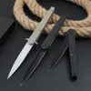 Coltello pieghevole tattico grande ER BD4 D2 Lama con rivestimento in titanio satinato / nero Nylon più manico in fibra di vetro Coltelli tascabili di sopravvivenza esterna