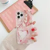 Luxury Fashion Marble IMD Cover Case for iPhone 13 11 12 14 Pro Max 13 12 Mini X XR XS Max 10 7 8 Plus Se Soft Anit Knock Cases