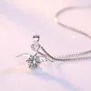 Chains Wing Sliver Luxurious Angel Crystal For Women Pendant Necklace Girl Women's Necklaces Long