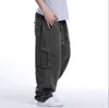 Calças masculinas Logo Spring Summer Cargo Pants Men 6xl 7xl 9xl 10xl plus size peso 150kg Men calças 4 cores 230320