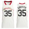 NCAA 대학 농구 35 Darrell Griffith Jersey 31 Wes Unseld 3 Peyton Siva 24 Jae'lyn Withers 22 Deng Adel Donovan Mitchell 45